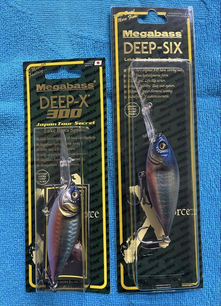 Fishing Lure Megabass Deep-X300 Deep-Six Magome Oikawa 2 Piece Set Limited Color