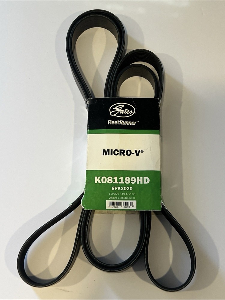 Fleetrunner Heavy Duty Micro-V Serpentine Belt Gates K081189HD