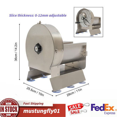 Commercial Silver Cabbage Shredder Potato Fruit Vegetable Slicer Machine