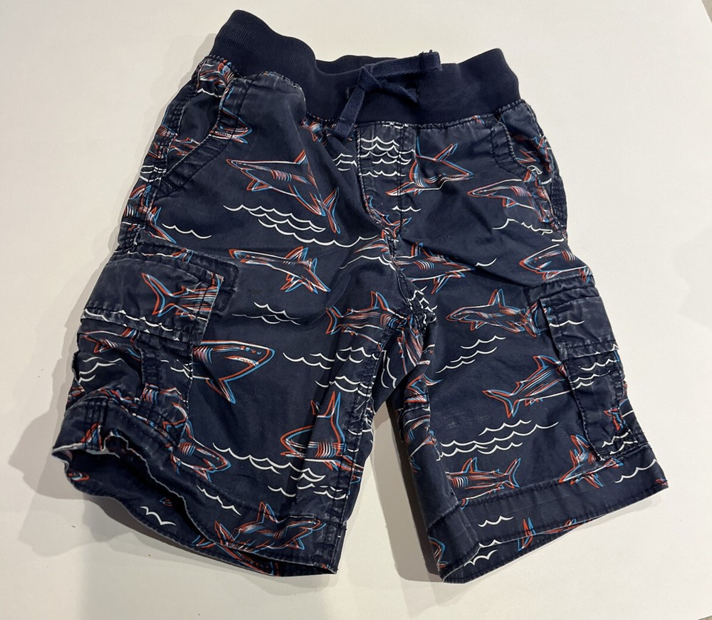 Gap Kids Boys Shark Cargo Shorts Size 5