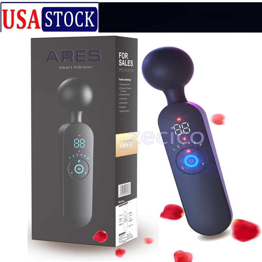 Rechargeable G-spot Clit Vibrator Dildo Massager Adult Gifts Sex Toys for Women
