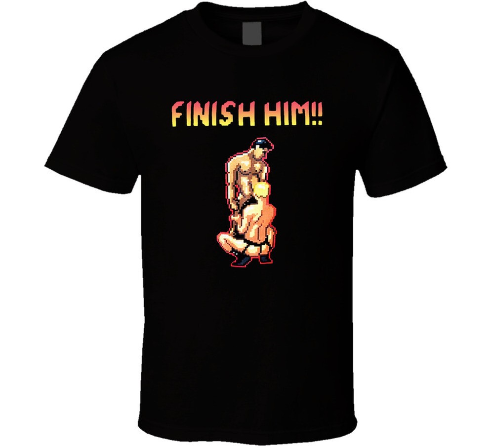 Finish Him Gaymer LGBTQ Pride Gaming T-Shirt