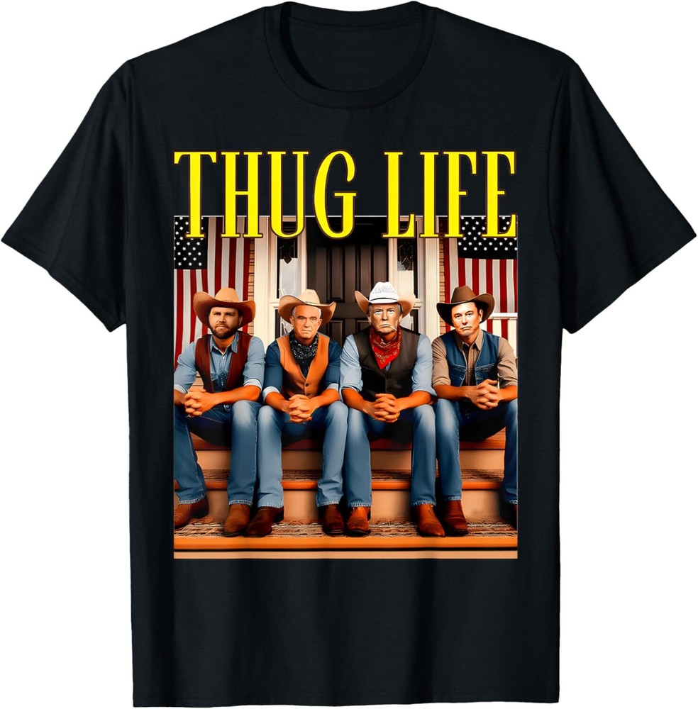 Thug Life Trump Vance Kennedy Elon T-Shirt Hoodie