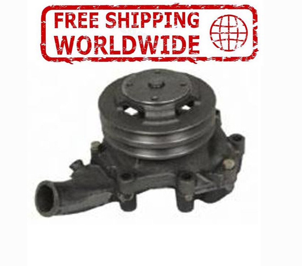 New Ford New Holland 81814 Water Pump Assembly with Back Plate & Single Pulley