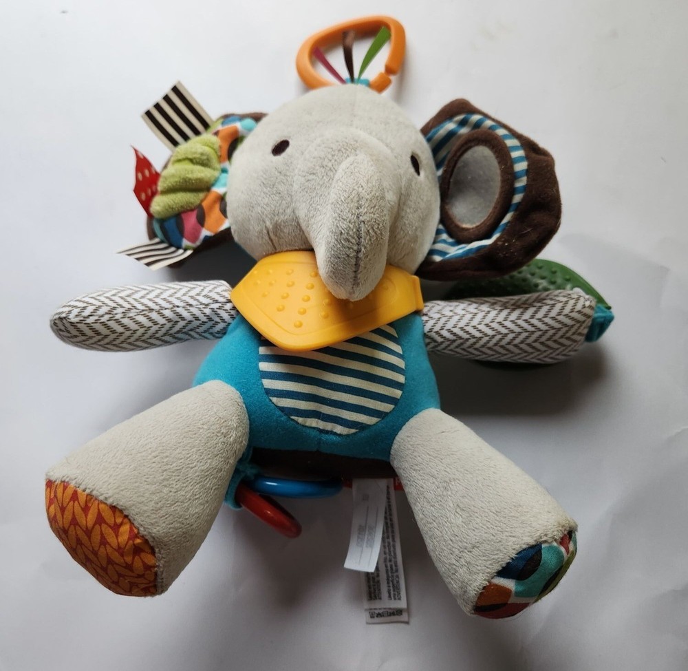Skip Hop Elephant Baby Toy with Teether and Activity Rings  
