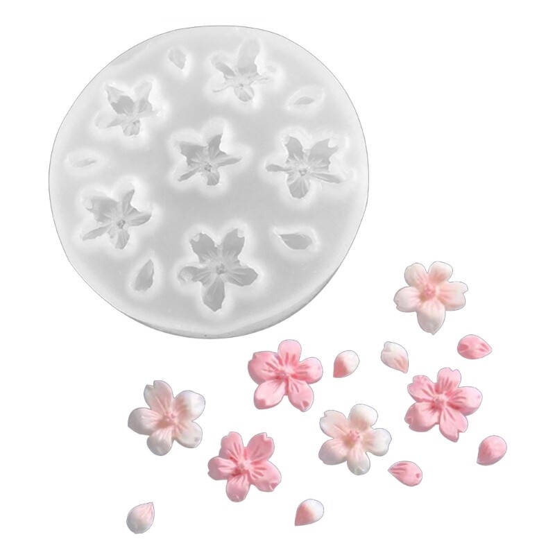Cute Flower Silicone Jewelry Mold for Resin Earrings DIY Crafts  