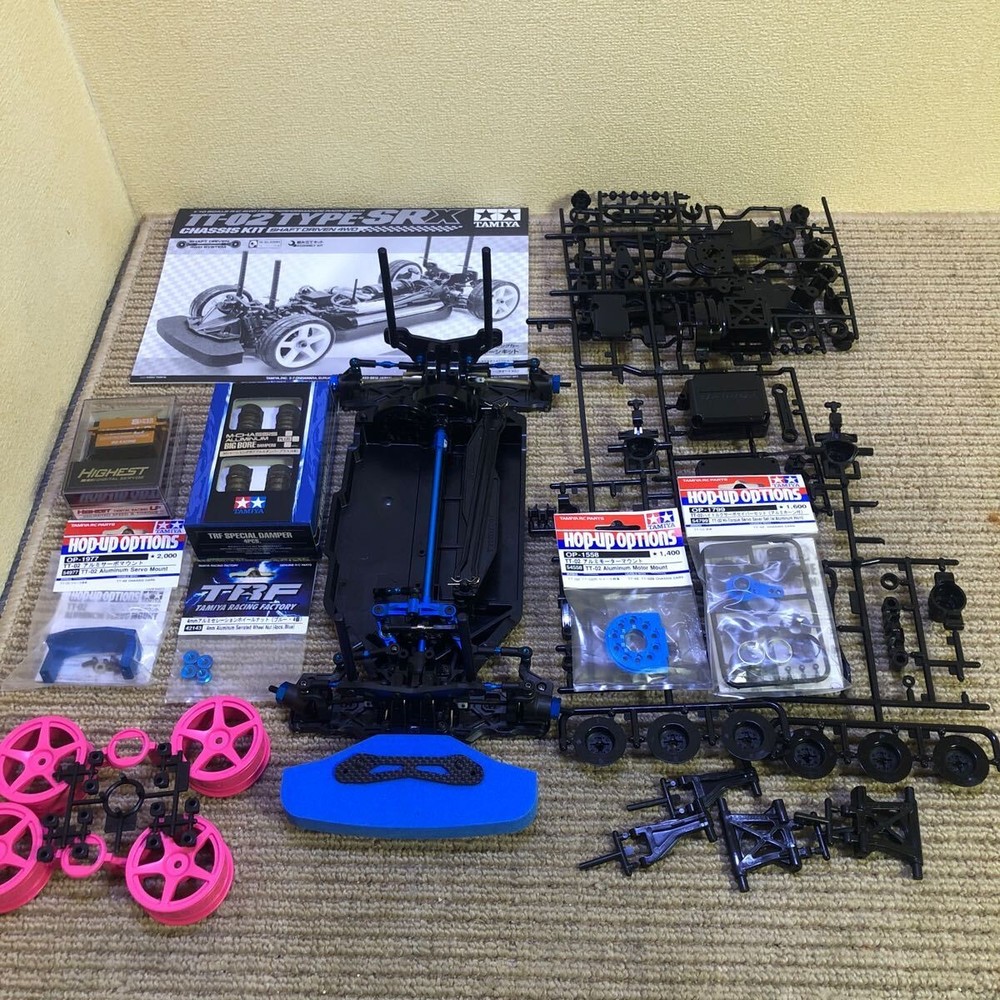 Tamiya TT-02 SRX M-Chassis RC Kit with Big Bore Aluminum Dampers