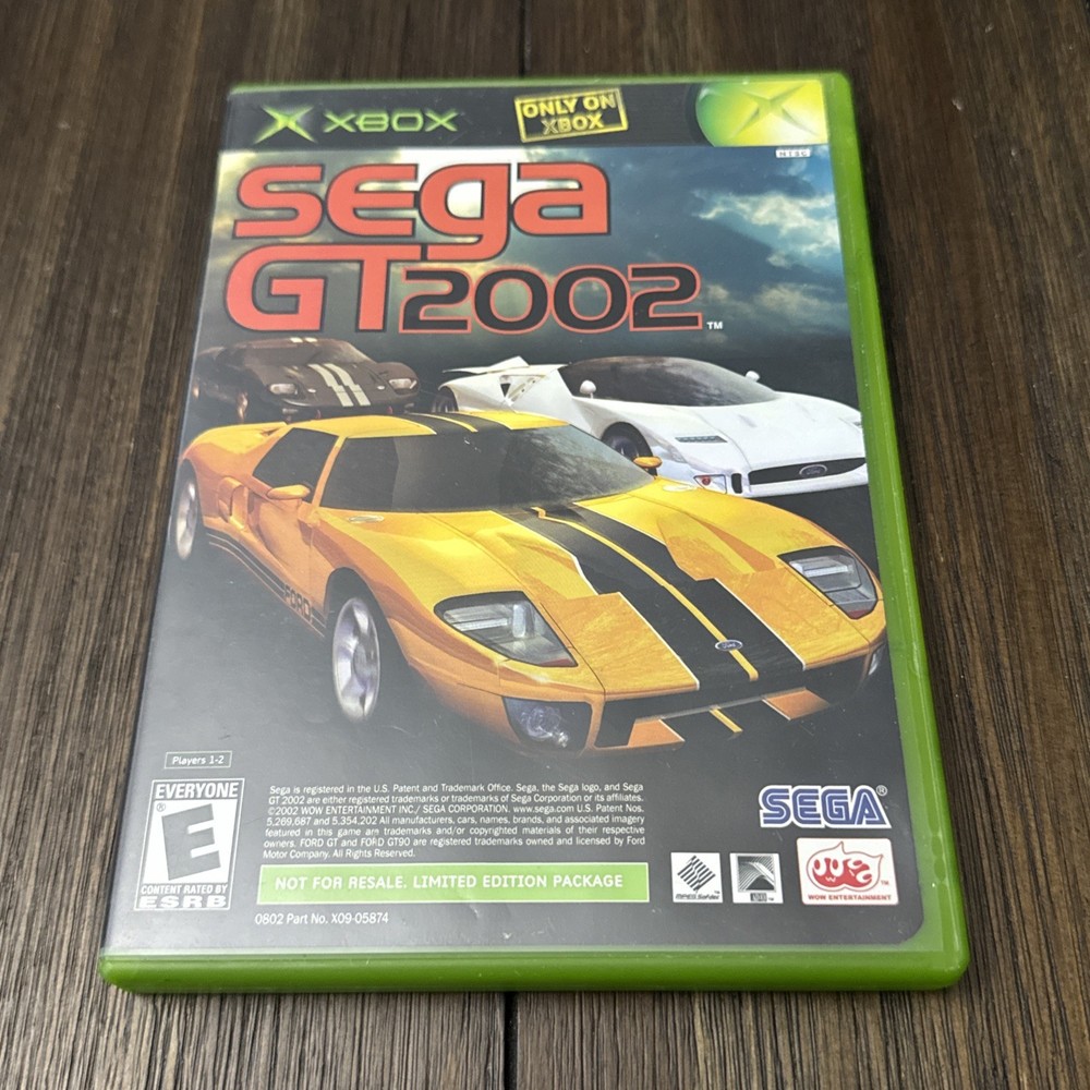 Sega GT 2002/ JSRF Jet Set Radio Future Combo - Xbox - Clean & Tested Working
