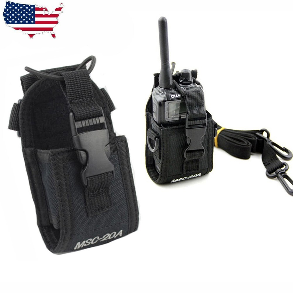 MSC-20A Nylon Pouch Bag Holster Carry Case For BaoFeng UV-5R UV-9R BF-888S Radio