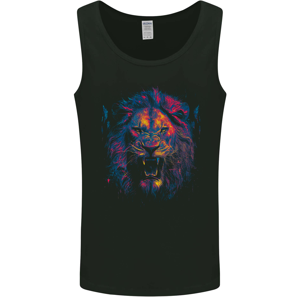 A Ferocious Lion Mens Vest Tank Top
