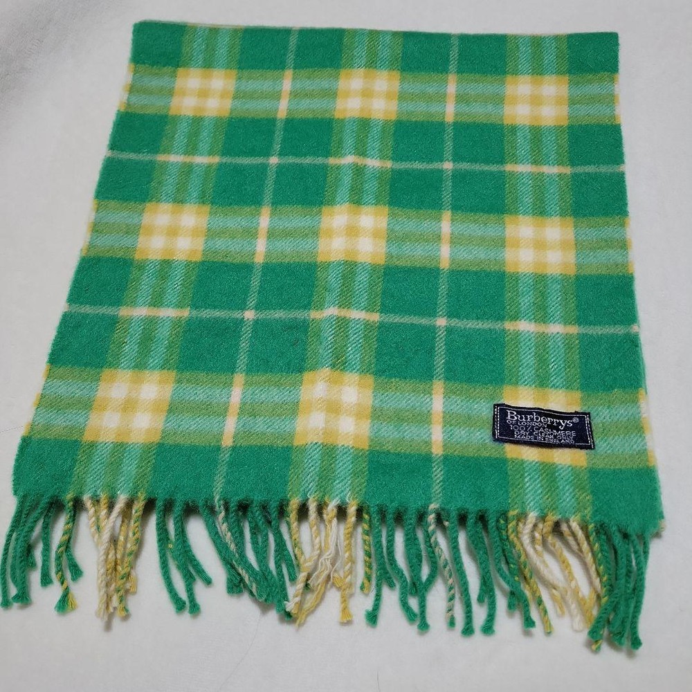 Limited Time Burberry Cashmere 100 Muffler Women Scarf Accessory Original LTD Co-image
