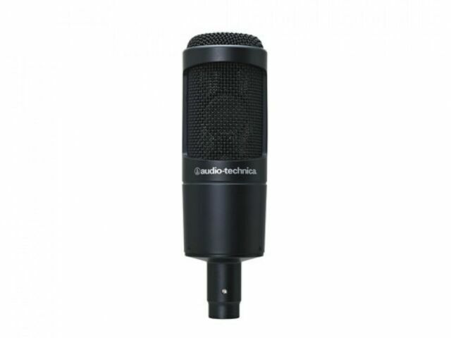 Audio-Technica AT2035 Cardioid Condenser Microphone - Black
