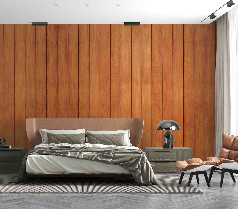 3D Wood Grain Wall Murals Wallpaper Murals Wall Sticker 9