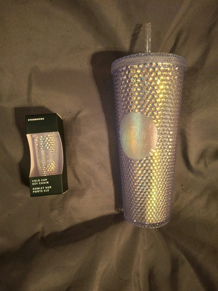 Studded Unicorn 24oz Starbucks Limited Edition Cup with Keychain