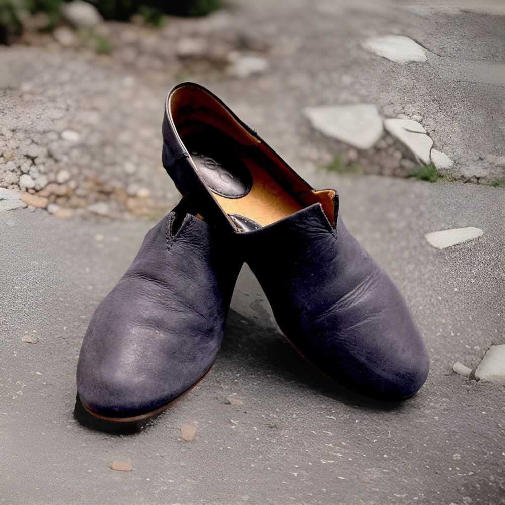 Women's BOC Suree Slip-on Loafers Leather Navy Casual Size 6M