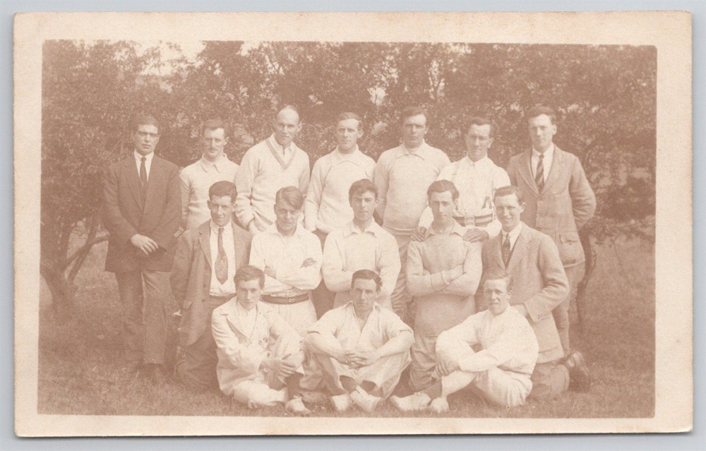 RPPC University of Michigan Cheerleading Squad Group Photo C1916 Postcard AL1
