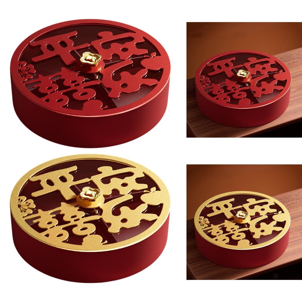 Veggie Snack Platter Tray with Lid – Divided Serving Dish for Cookies & Food Box