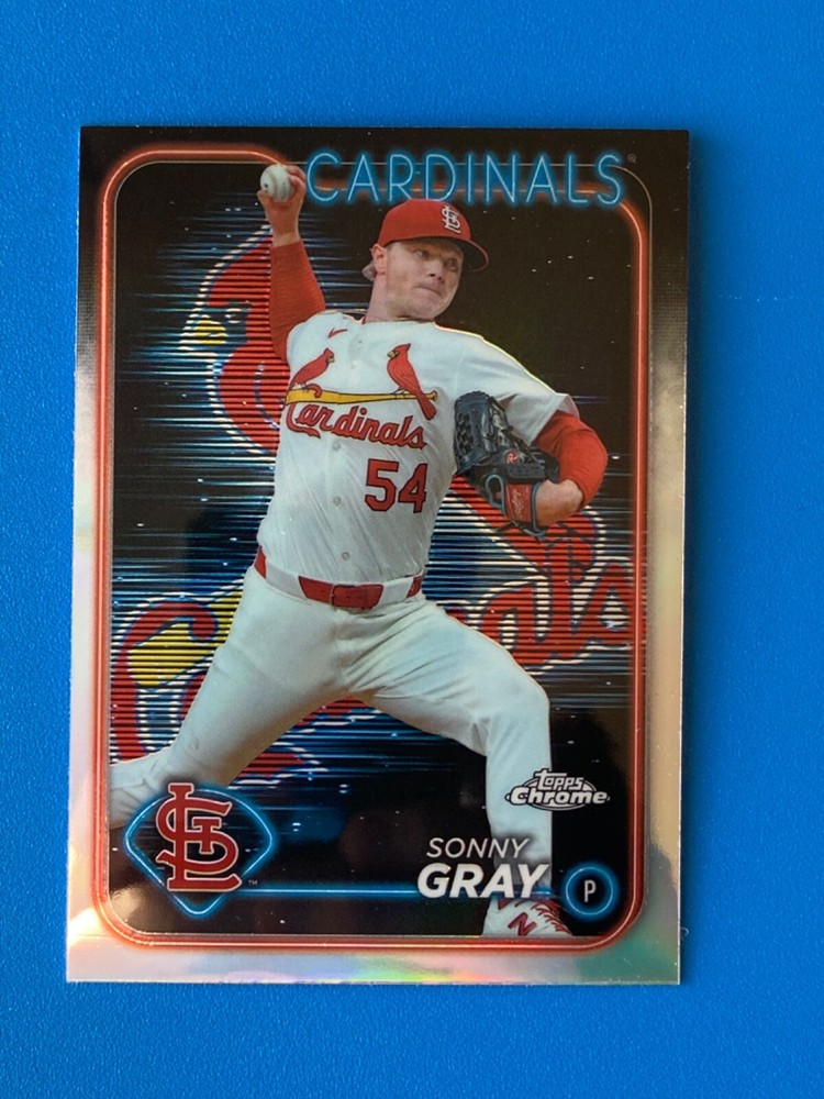 2024 Topps Chrome Sonny Gray Lightboard Team Logo #143