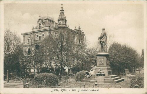 Ansichtskarte Düren Rheinland Am Bismarckdenkmal 1918 (Nr.9408)