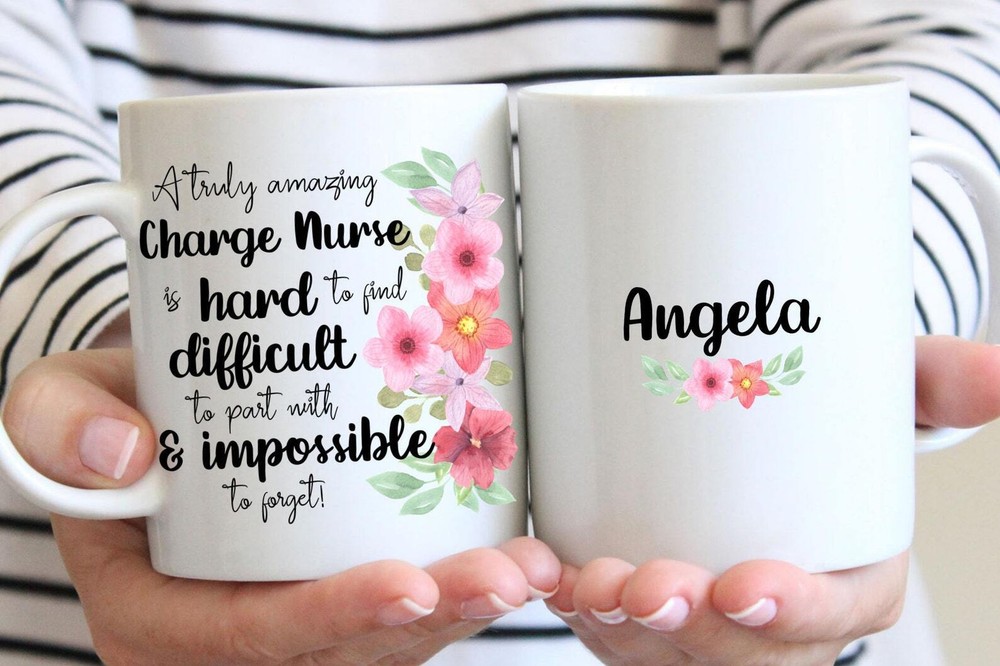 Personalized Charge Nurse Gift Mug Thank You Gift Appreciation Gift Christmas