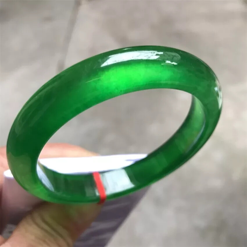 Certified Natural Grade AAA Ice Burmese Jade jadeite bracelet bangle 57-58mm