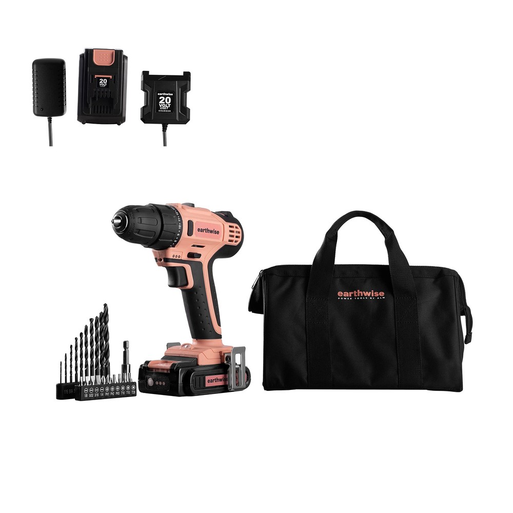 20-Volt 1.5Ah 3/8 Cordless Drill Set, Power Drill Set 21pcs, Tool bag, Batter...