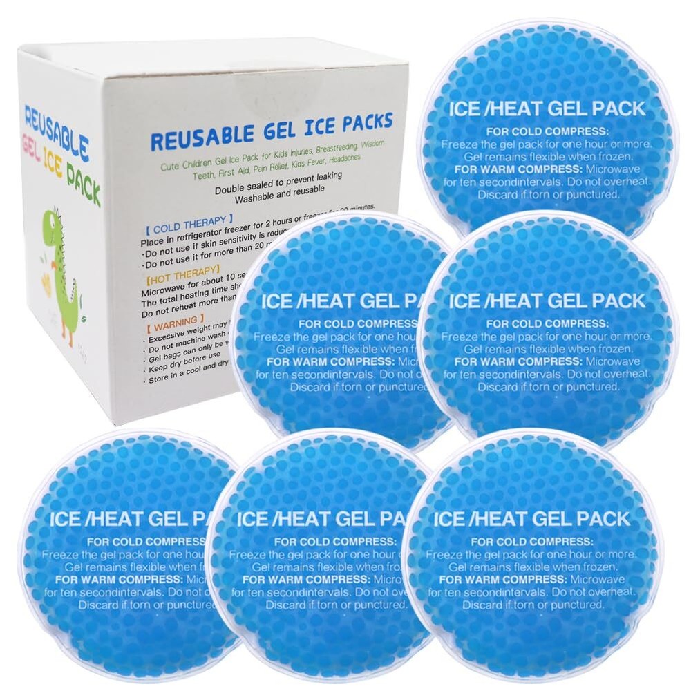 Small Ice Packs, Boo Boo Ice Packs for Injuries Reusable Hot Cold Packs Bulk ...