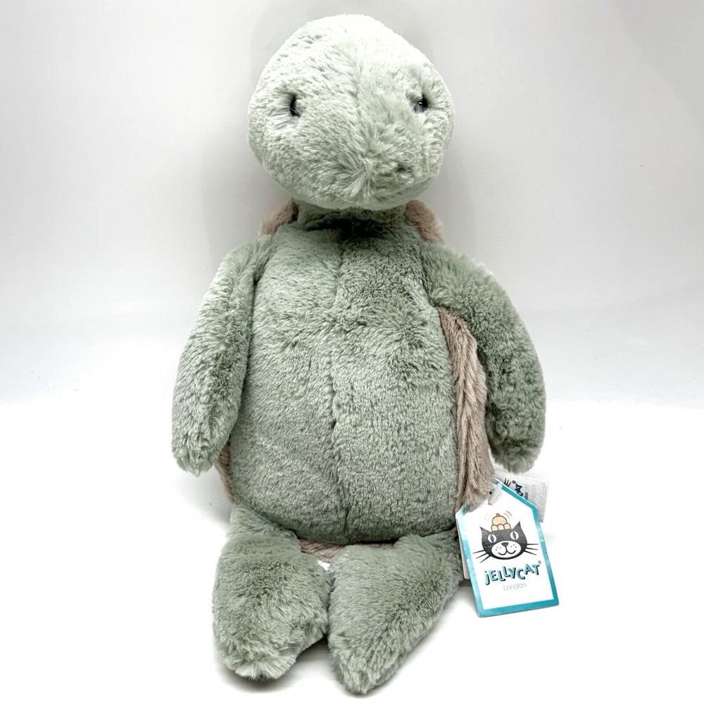 Jellycat Bashful Turtle Medium 12” Stuffed Animal Plush Brand New w/ Tag