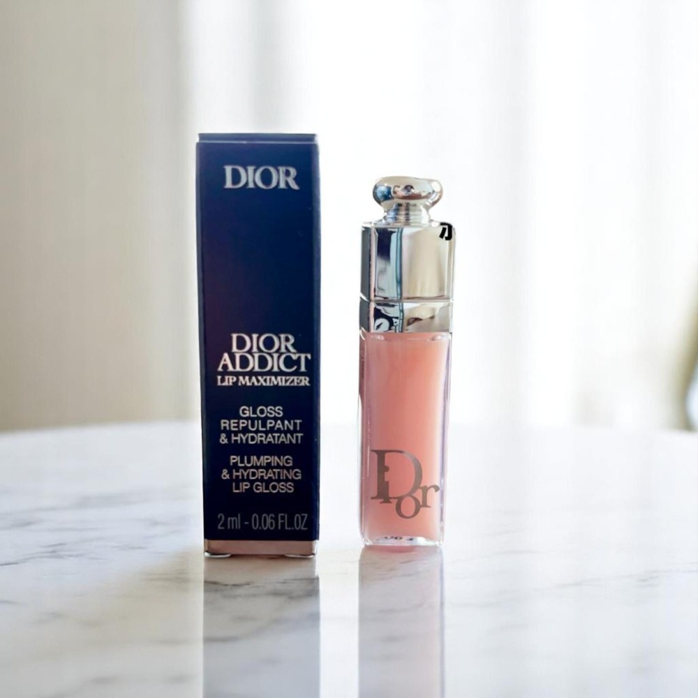 Christian Dior Addict Lip Maximizer 001 Pink Mini 2ml Plumping Gloss