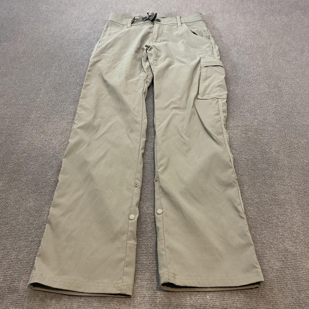 Prana Pants Mens 28x32 Brown Stretch Zion Hiking Nylon Cargo Outdoor Quick Dry