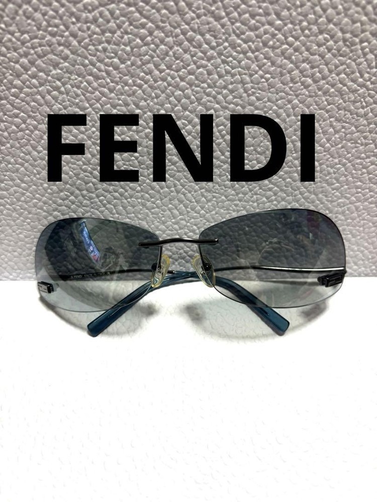 Fendi 7410 Blue Sunglasses with Original Case