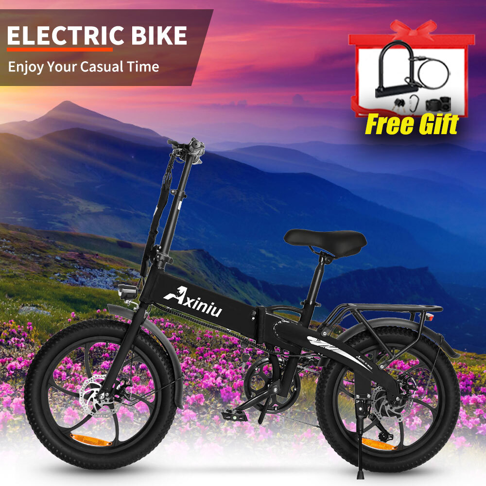 Axiniu E-Bike 20'' Foldable Electric Bike 850W Motor City Bicycle Commuter Ebike