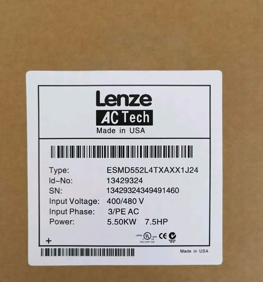 ESMD552L4TXA 1PC NEW Sealed Lenze SMD Inverter 5.5kW 3PH ESMD552L4TXA