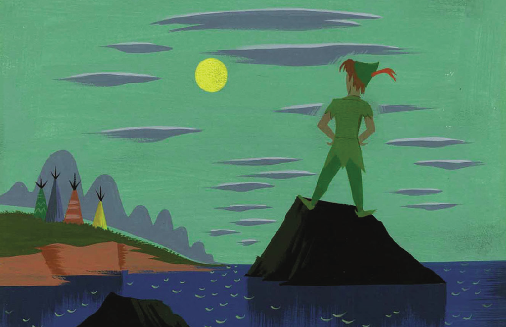 Mary Blair Peter Pan Indian Village Disney Concept Art Matte Poster 13x19