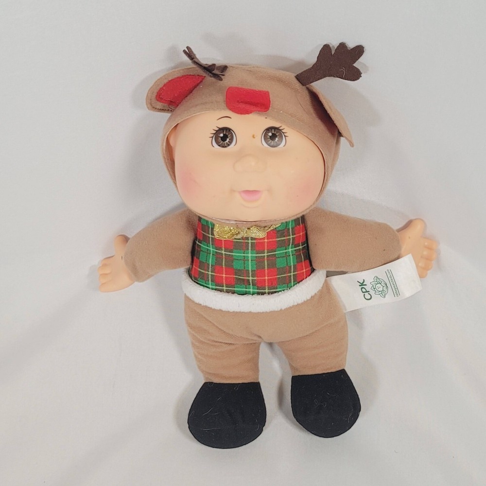 CPK Cabbage Patch Kids Holiday Helpers Tink Reindeer Christmas Plush Boy Doll