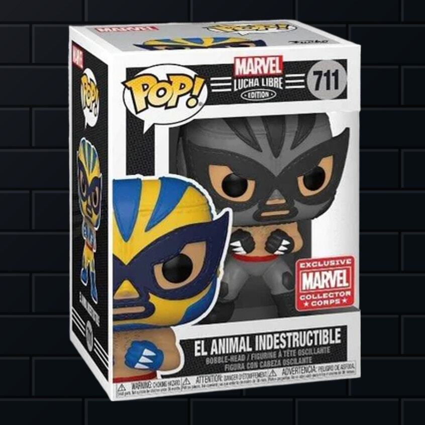 Marvel Corps Exclusive El Animal Indestructible Lucha Libre funko pop 711