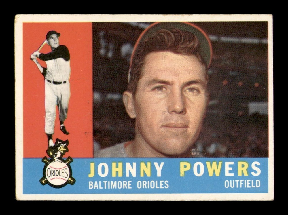 1960 Topps Set Break #422 Johnny Powers VG-EX *OBGcards*