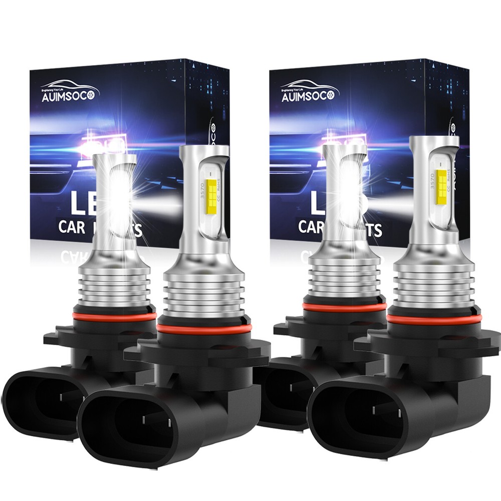 Fit chevy S10 BLAZER 1998-2004 DRL LED Headlight High Low LAMP Combo 4X White