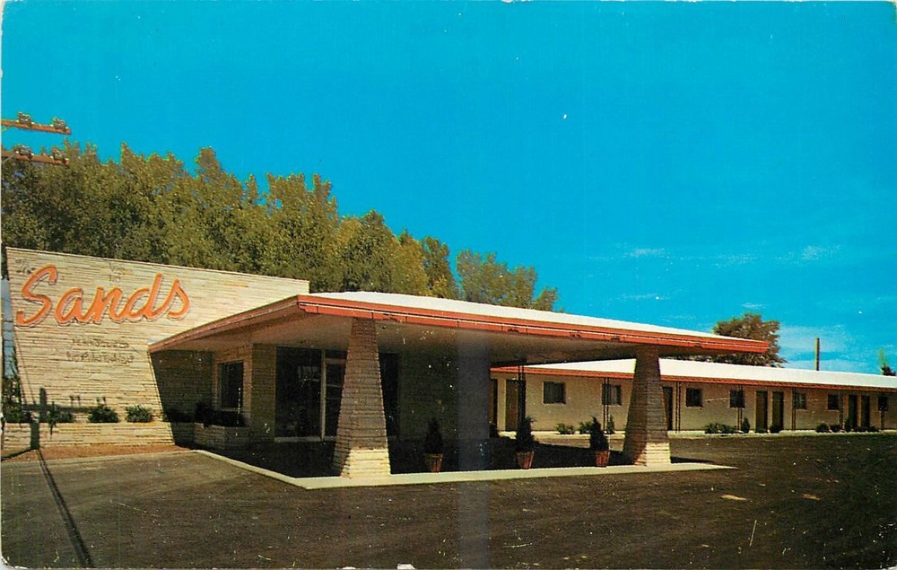 1950s Cortez Colorado Sands Motel occupation Mid Century  postcard 25-6794