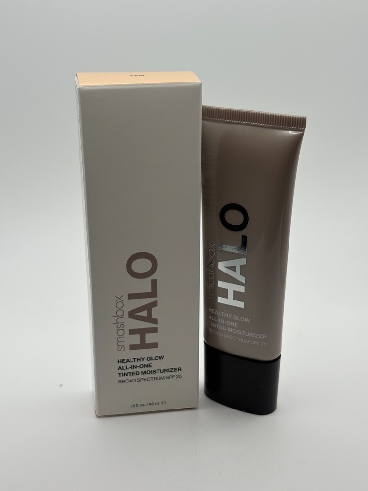 Smashbox Halo Healthy Glow Tinted Moisturizer SPF 25 in Fair 1.4 oz New