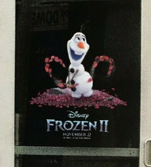 FROZEN 2 Promo Imax Movie Theater Window Clings 4 Disney Movie Memorabilia