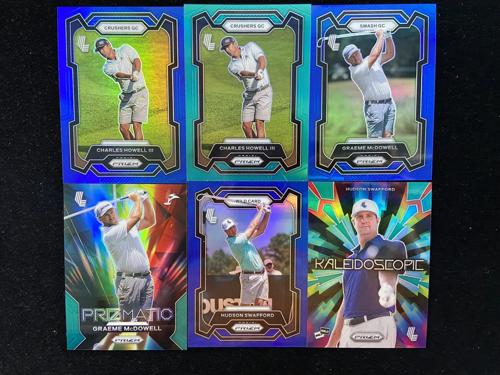 2024 Prizm LIV Golf Blue Charles Howell III Hudson Swafford /99 LOT of 6 Cards KM029