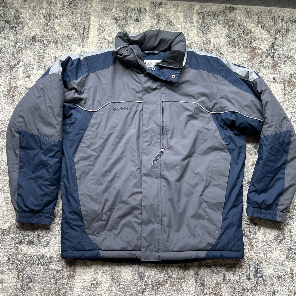 Columbia Mens Jacket Puffer Long Sleeve Pockets Size M