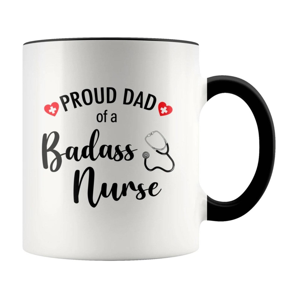 Nurse Dad Mug Nurse Dad Gift Nurse Dad Coffee Mug Dad Of Nurse Gift Father's Day
