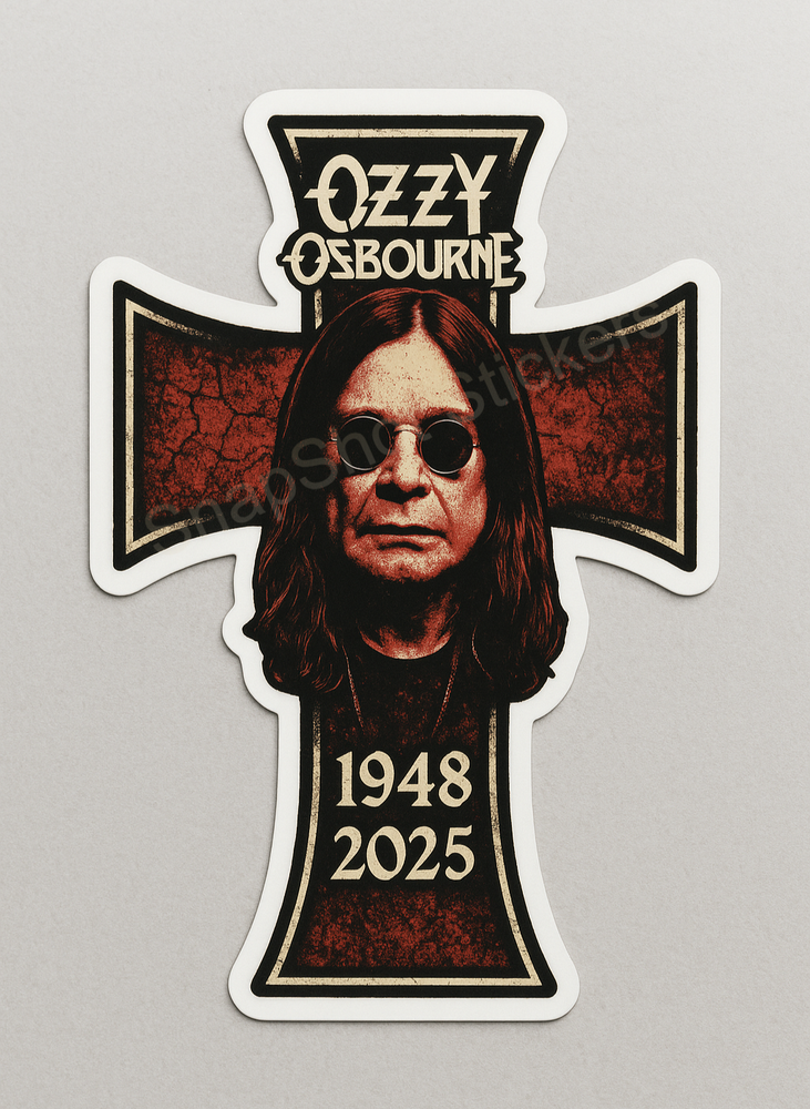 Ozzy Osbourne Limited Edition 07 Vinyl Sticker Decal