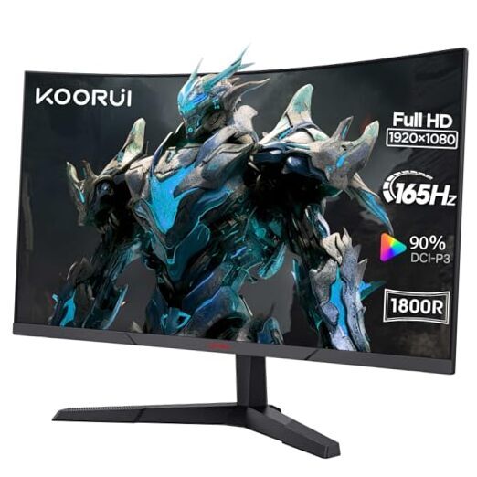 24 Inch Computer Monitor - FHD 1080P Gaming Monitor 165Hz VA 24in 165Hz Black