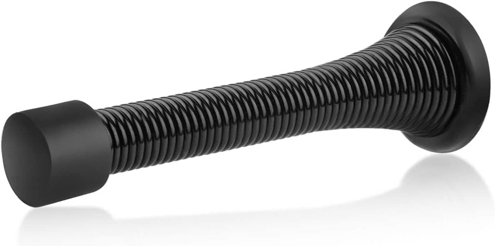 52 Pack Black Spring Door Stops,3-1/8
