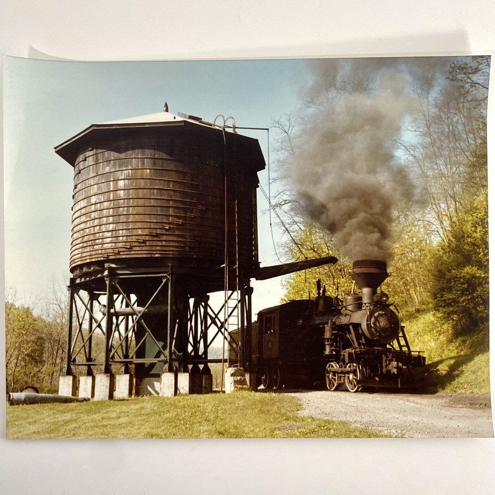 Case Scenic Railroad Vintage 1979 Locomotive Train Kodak Color Photo Print 14x11