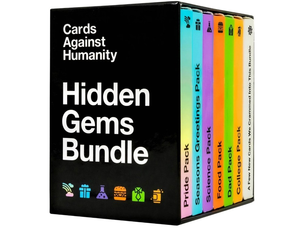 Cards Against Humanity Hidden Gems Bundle, 17+, 7 Pack, NIB, Printed In China
