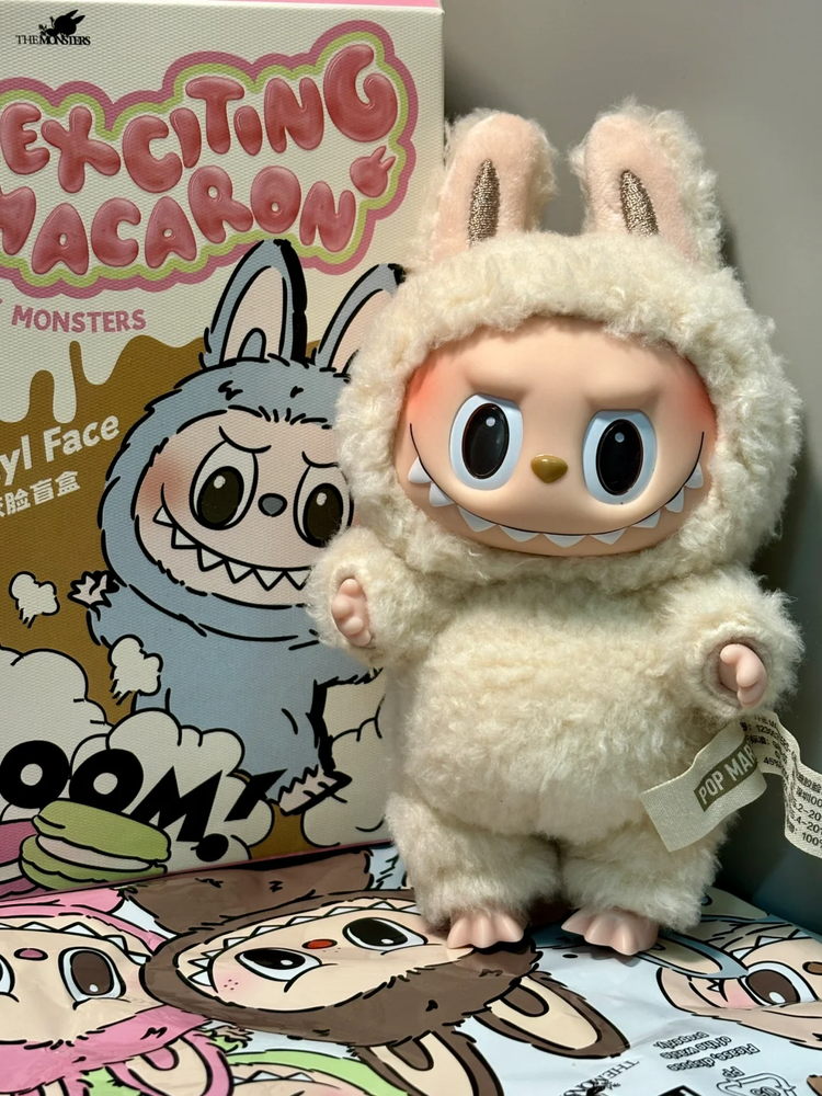 Authentic POP MART LABUBU Monsters Macaron Blind Box Plush Dolls